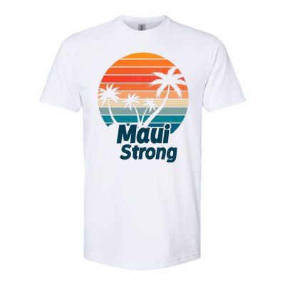 Maui Strong Vintage Sunset Wildfire Softstyle® CVC T-Shirt