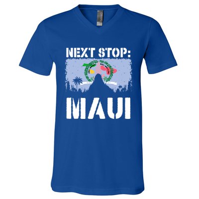 Maui Summer Vacation Trip Next Stop Vacay Vibes Souvenir Gift V-Neck T-Shirt