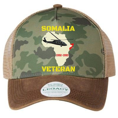 Mogadishu Somalia Veteran Operation Restore Hope War Veteran Legacy Tie Dye Trucker Hat