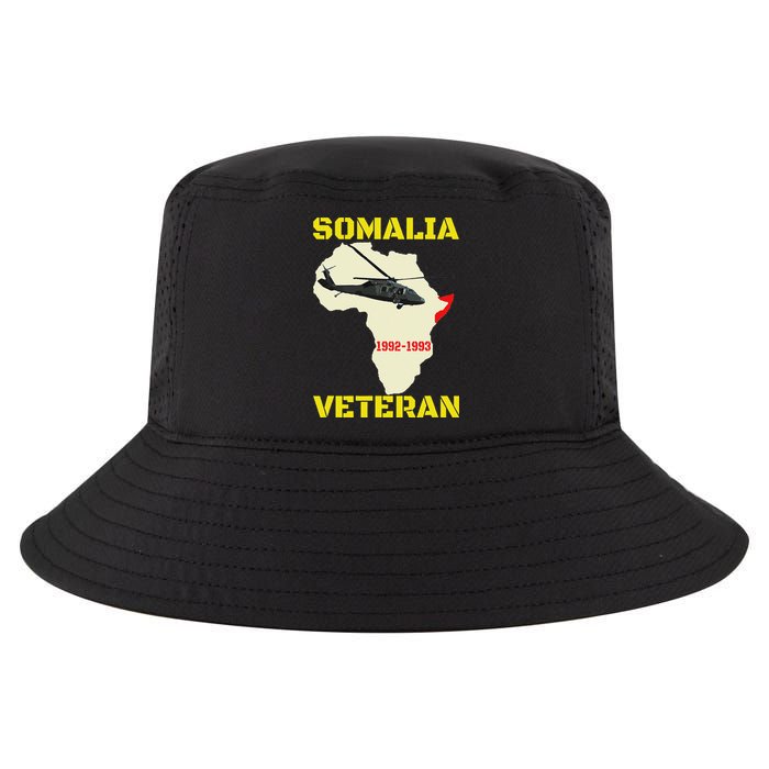 Mogadishu Somalia Veteran Operation Restore Hope War Veteran Cool Comfort Performance Bucket Hat