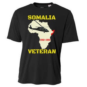 Mogadishu Somalia Veteran Operation Restore Hope War Veteran Cooling Performance Crew T-Shirt