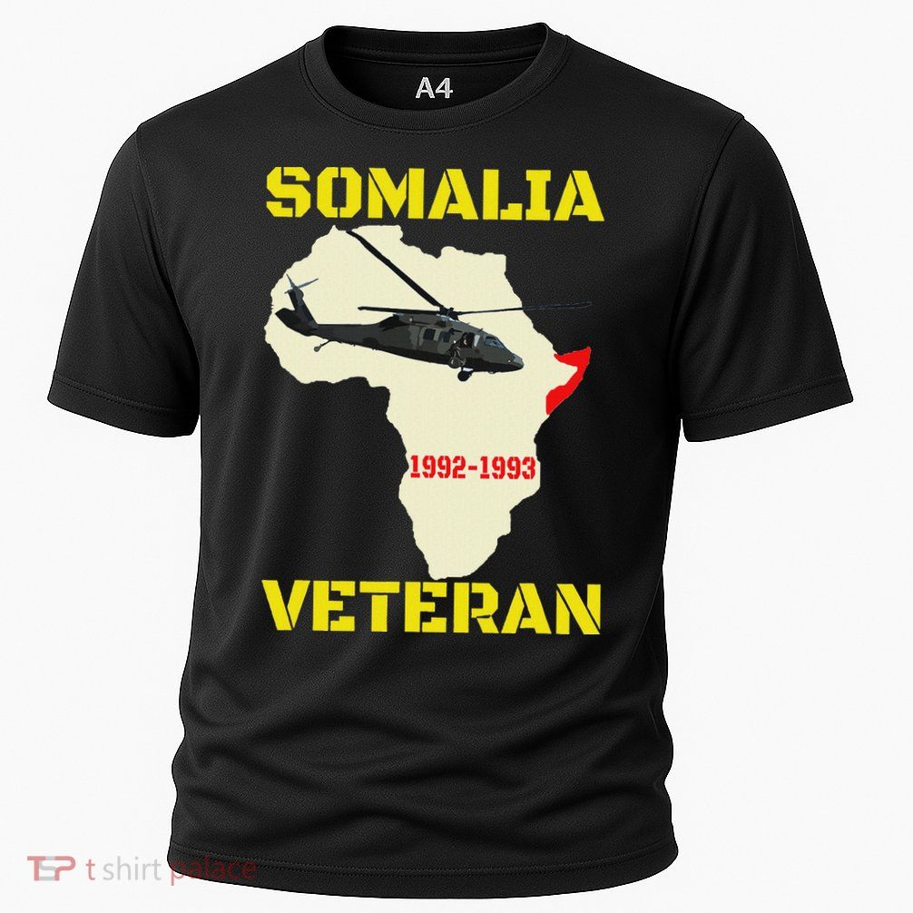 Mogadishu Somalia Veteran Operation Restore Hope War Veteran Performance Shirt