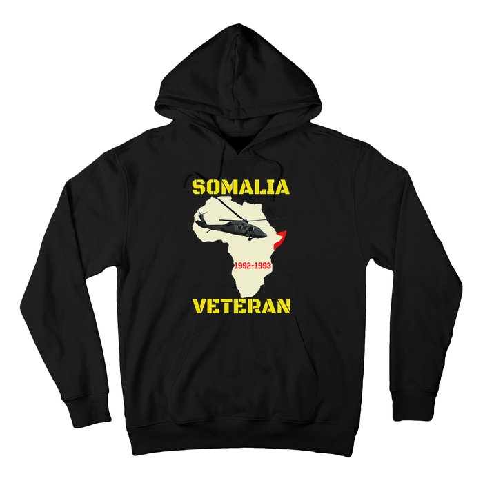 Mogadishu Somalia Veteran Operation Restore Hope War Veteran Hoodie