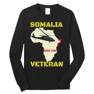 Mogadishu Somalia Veteran Operation Restore Hope War Veteran Long Sleeve Shirt