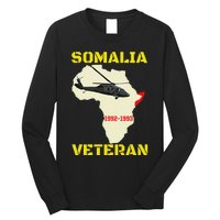 Mogadishu Somalia Veteran Operation Restore Hope War Veteran Long Sleeve Shirt