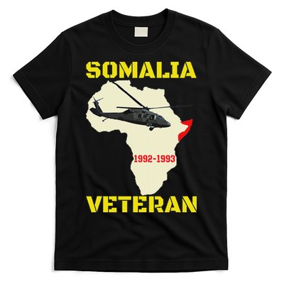 Mogadishu Somalia Veteran Operation Restore Hope War Veteran T-Shirt