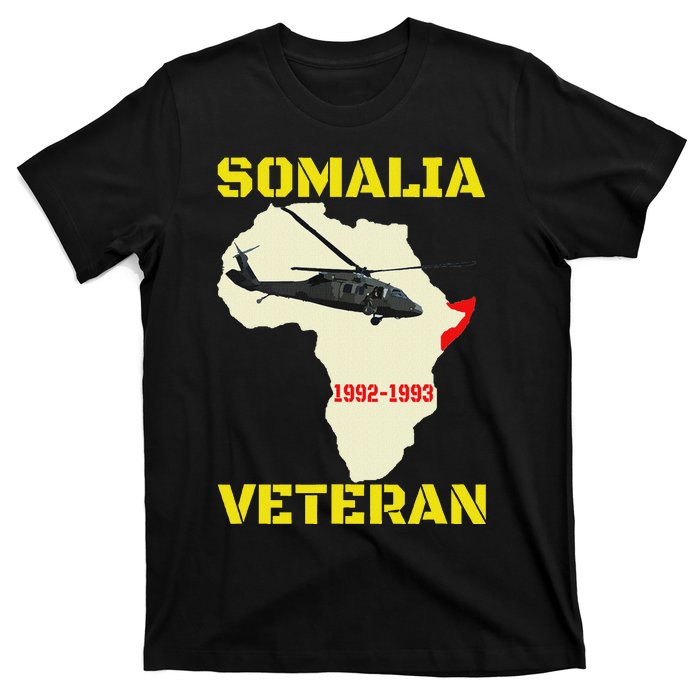 Mogadishu Somalia Veteran Operation Restore Hope War Veteran T-Shirt