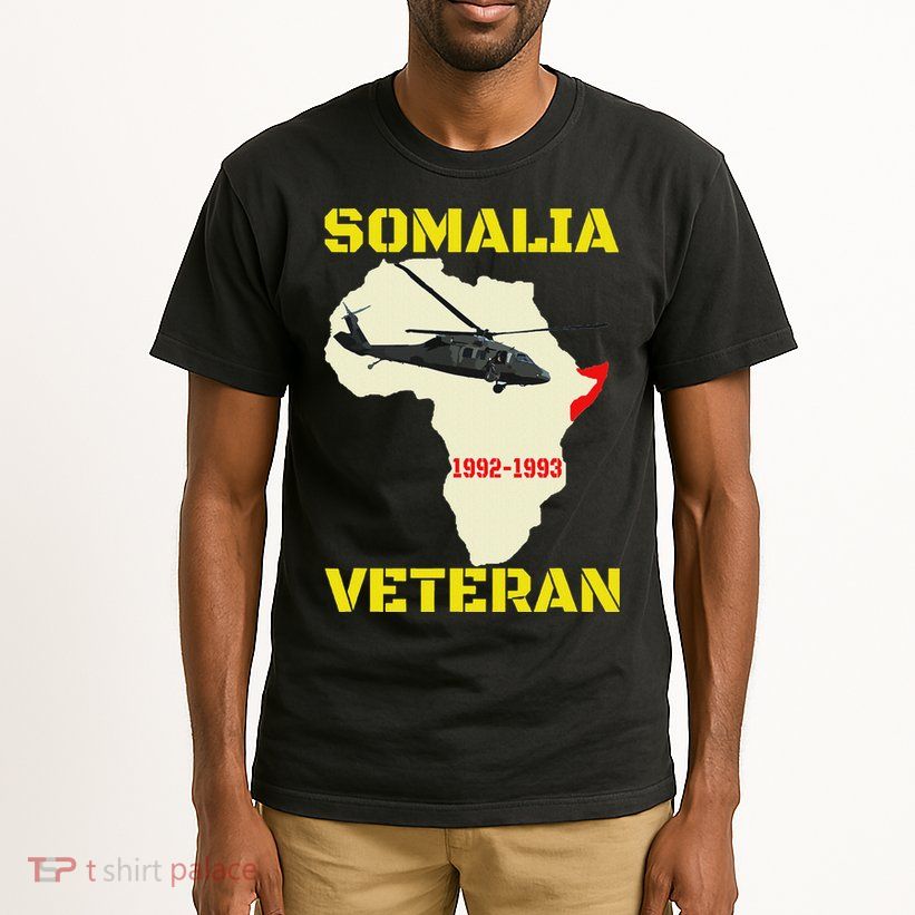 Mogadishu Somalia Veteran Operation Restore Hope War Veteran Tall T-Shirt