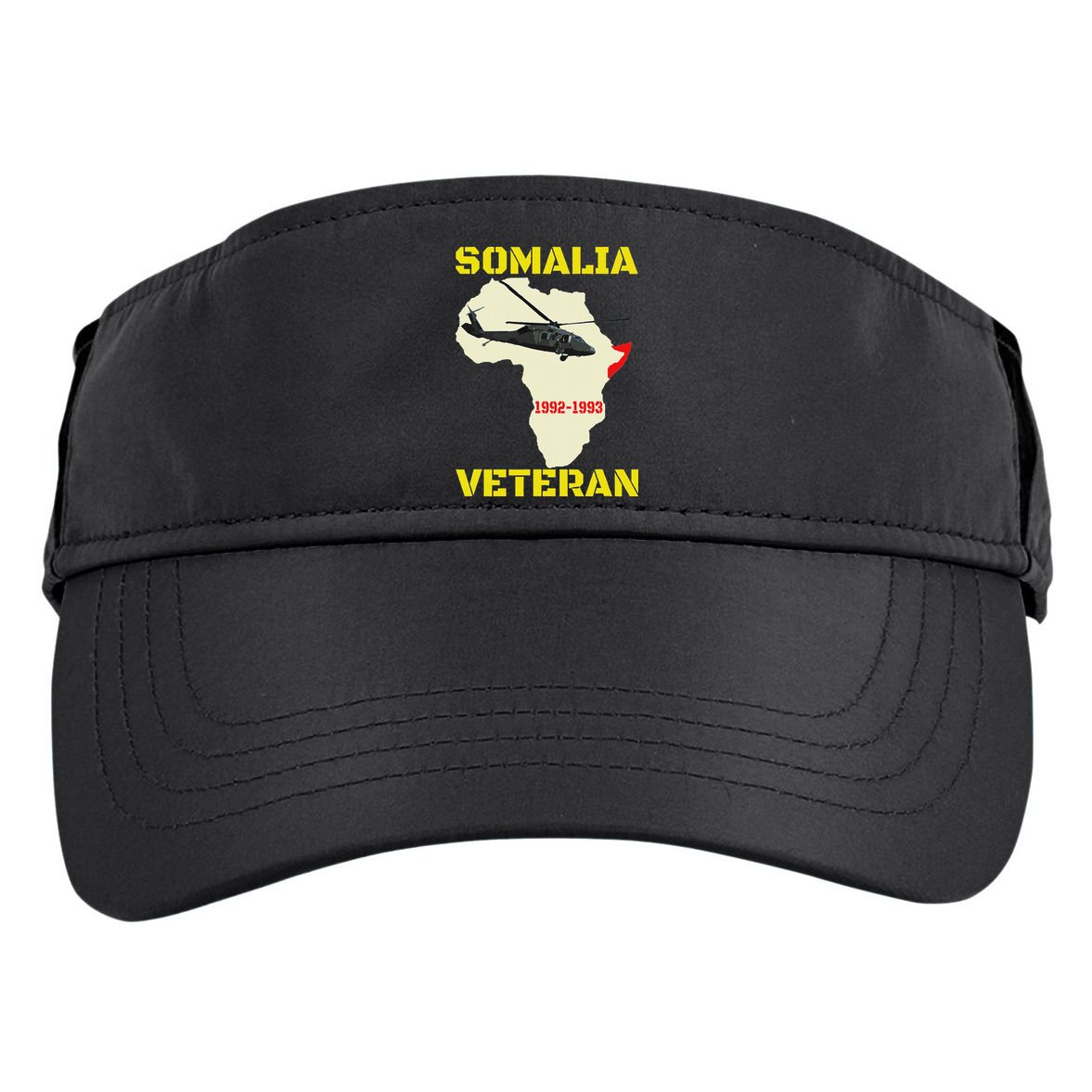 Mogadishu Somalia Veteran Operation Restore Hope War Veteran Adult Drive Performance Visor