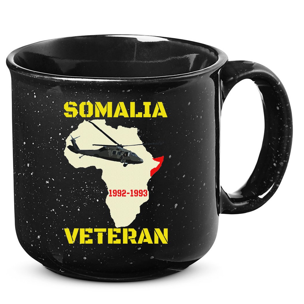 Mogadishu Somalia Veteran Operation Restore Hope War Veteran 15oz Campfire Ceramic Mug