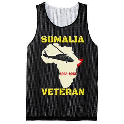 Mogadishu Somalia Veteran Operation Restore Hope War Veteran Mesh Reversible Basketball Jersey Tank