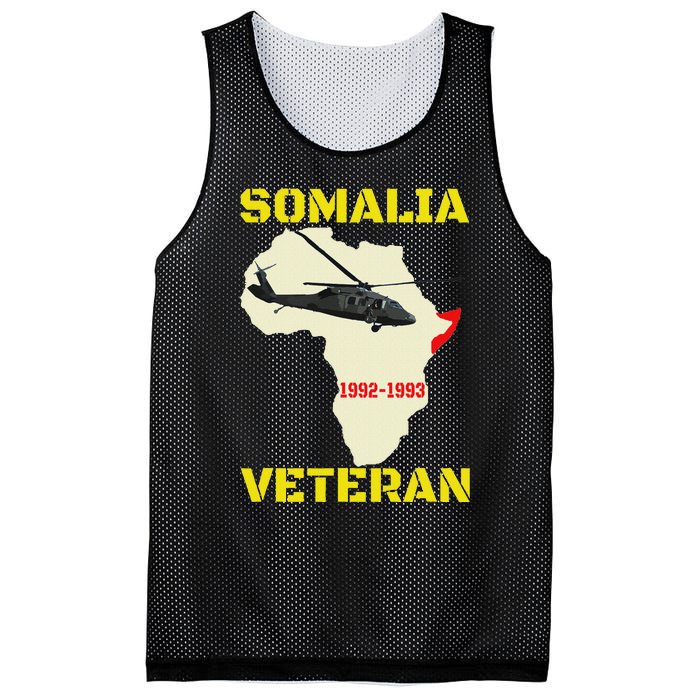 Mogadishu Somalia Veteran Operation Restore Hope War Veteran Mesh Reversible Basketball Jersey Tank