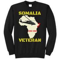 Mogadishu Somalia Veteran Operation Restore Hope War Veteran Tall Sweatshirt