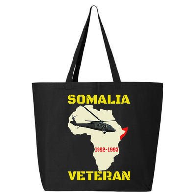 Mogadishu Somalia Veteran Operation Restore Hope War Veteran 25L Jumbo Tote