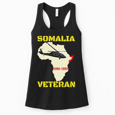 Mogadishu Somalia Veteran Operation Restore Hope War Veteran Womens Tank Top