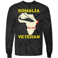 Mogadishu Somalia Veteran Operation Restore Hope War Veteran Tie-Dye Long Sleeve Shirt