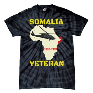 Mogadishu Somalia Veteran Operation Restore Hope War Veteran Tie-Dye T-Shirt