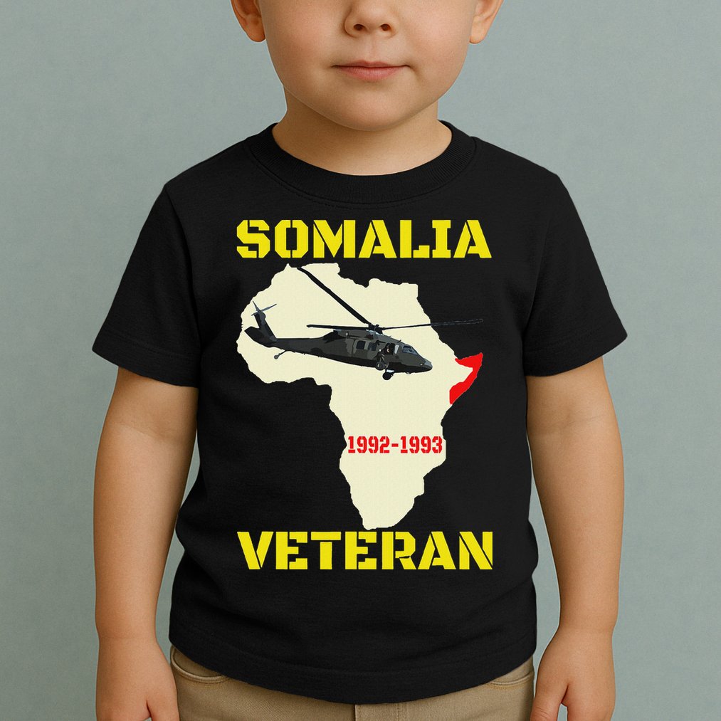 Mogadishu Somalia Veteran Operation Restore Hope War Veteran Toddler T-Shirt