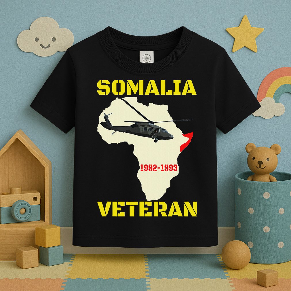 Mogadishu Somalia Veteran Operation Restore Hope War Veteran Toddler T-Shirt