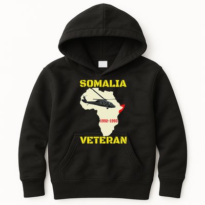 Mogadishu Somalia Veteran Operation Restore Hope War Veteran Kids Hoodie