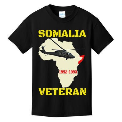 Mogadishu Somalia Veteran Operation Restore Hope War Veteran Kids T-Shirt