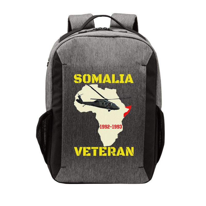 Mogadishu Somalia Veteran Operation Restore Hope War Veteran Vector Backpack