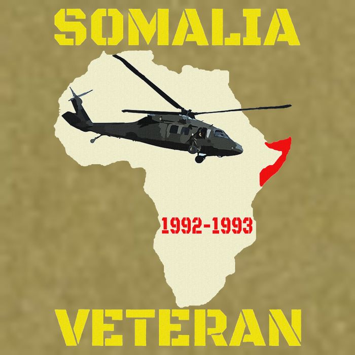 Mogadishu Somalia Veteran Operation Restore Hope War Veteran Garment-Dyed Women's Muscle Tee