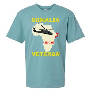 Mogadishu Somalia Veteran Operation Restore Hope War Veteran Sueded Cloud Jersey T-Shirt