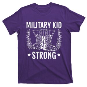 Military Strong Veteran Soldier Military Child Month T-Shirt