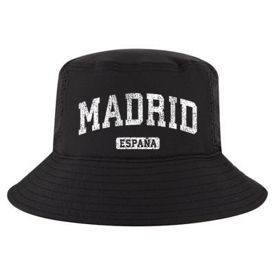 Madrid Spain Vintage Sports Design Cool Comfort Performance Bucket Hat