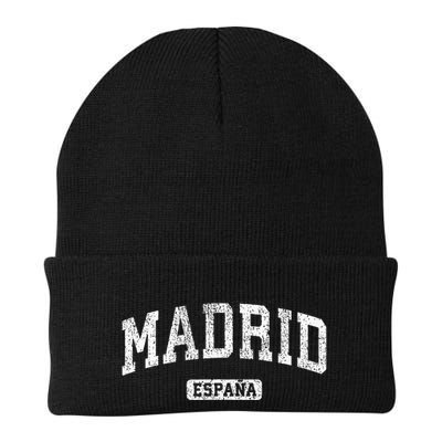 Madrid Spain Vintage Sports Design Beanie