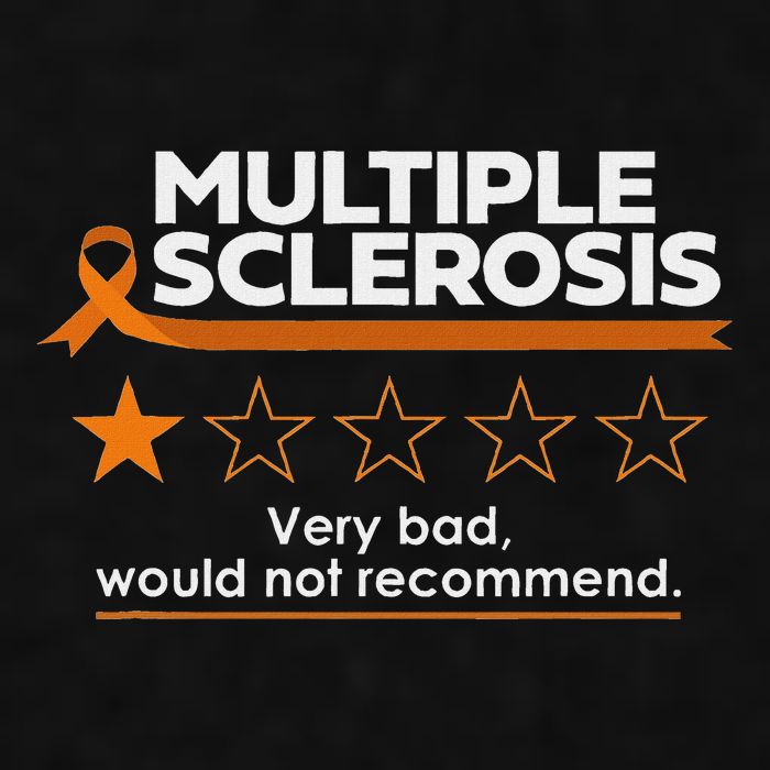 Multiple Sclerosis Very Bad Would Not Recommend Ms Awareness Ladies PosiCharge Tri-Blend Wicking Tank
