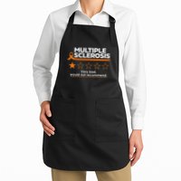 Multiple Sclerosis Very Bad Would Not Recommend Ms Awareness Full-Length Apron With Pockets