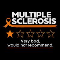 Multiple Sclerosis Very Bad Would Not Recommend Ms Awareness Full-Length Apron With Pockets