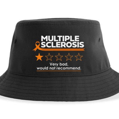 Multiple Sclerosis Very Bad Would Not Recommend Ms Awareness Sustainable Bucket Hat