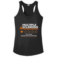 Multiple Sclerosis Very Bad Would Not Recommend Ms Awareness Ladies PosiCharge Competitor Racerback Tank