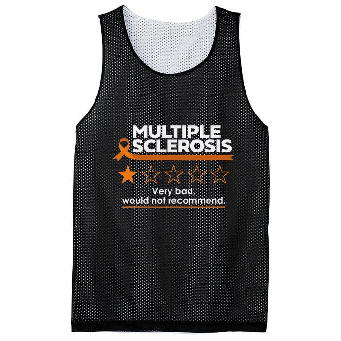 Multiple Sclerosis Very Bad Would Not Recommend Ms Awareness Mesh Reversible Basketball Jersey Tank