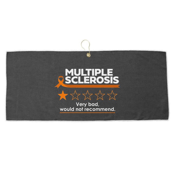 Multiple Sclerosis Very Bad Would Not Recommend Ms Awareness Large Microfiber Waffle Golf Towel