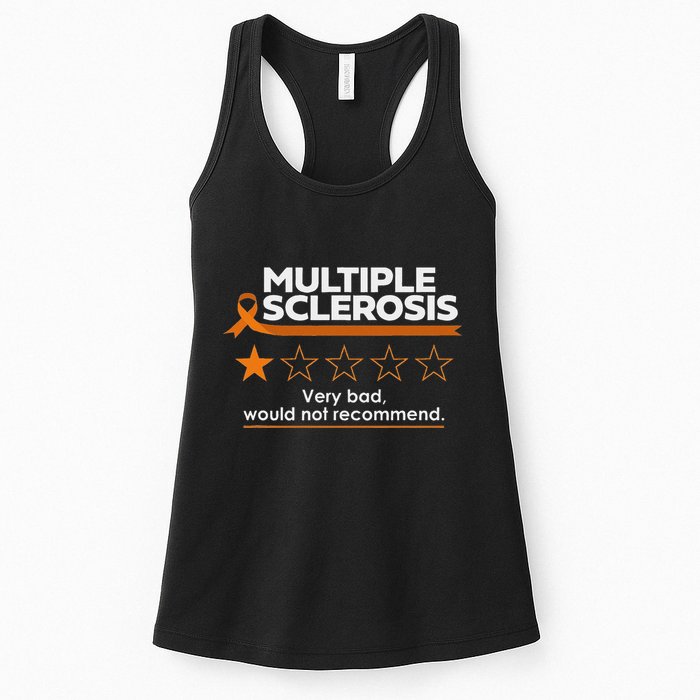 Multiple Sclerosis Very Bad Would Not Recommend Ms Awareness Womens Tank Top