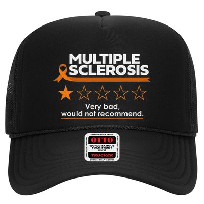 Multiple Sclerosis Very Bad Would Not Recommend Ms Awareness Trucker Hat