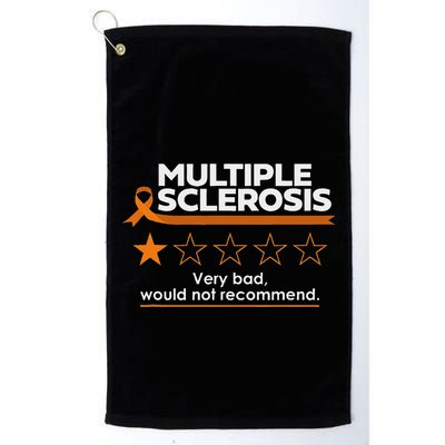 Multiple Sclerosis Very Bad Would Not Recommend Ms Awareness Golf Towel