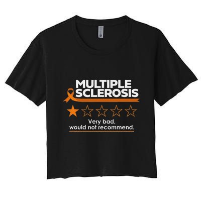 Multiple Sclerosis Very Bad Would Not Recommend Ms Awareness Crop Top