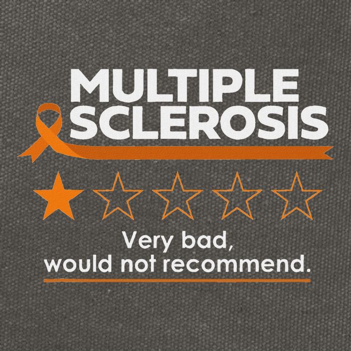 Multiple Sclerosis Very Bad Would Not Recommend Ms Awareness Cotton Canvas Backpack