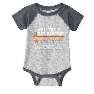 Multiple Sclerosis Very Bad Would Not Recommend Ms Awareness Infant Baby Jersey Bodysuit