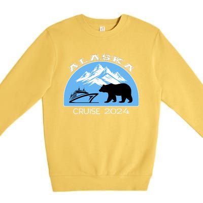 Matching Squad Vacation Alaska Cruise 2024 Premium Crewneck Sweatshirt