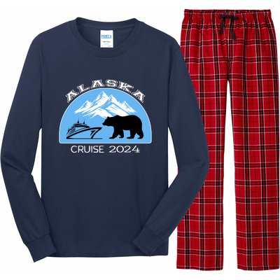 Matching Squad Vacation Alaska Cruise 2024 Long Sleeve Pajama Set