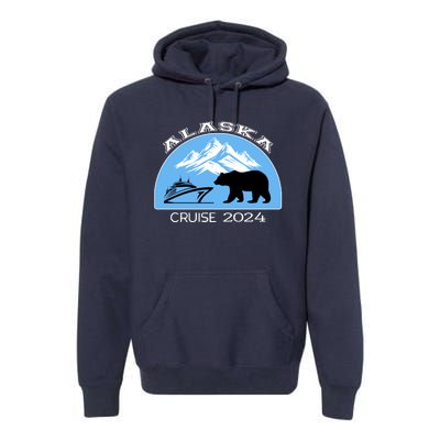 Matching Squad Vacation Alaska Cruise 2024 Premium Hoodie