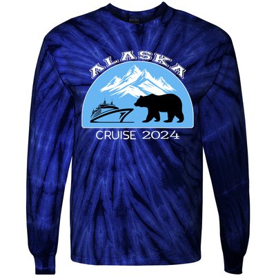 Matching Squad Vacation Alaska Cruise 2024 Tie-Dye Long Sleeve Shirt