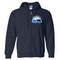 Matching Squad Vacation Alaska Cruise 2024 Full Zip Hoodie