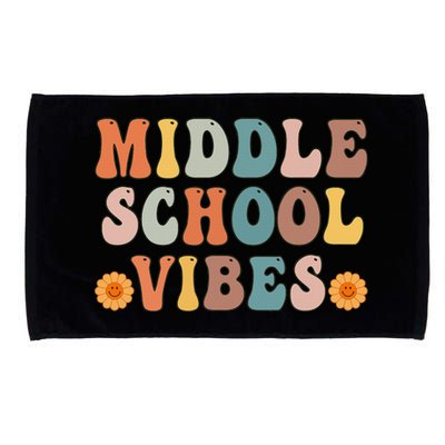 Middle School Vibes First Day of School Microfiber Hand Towel